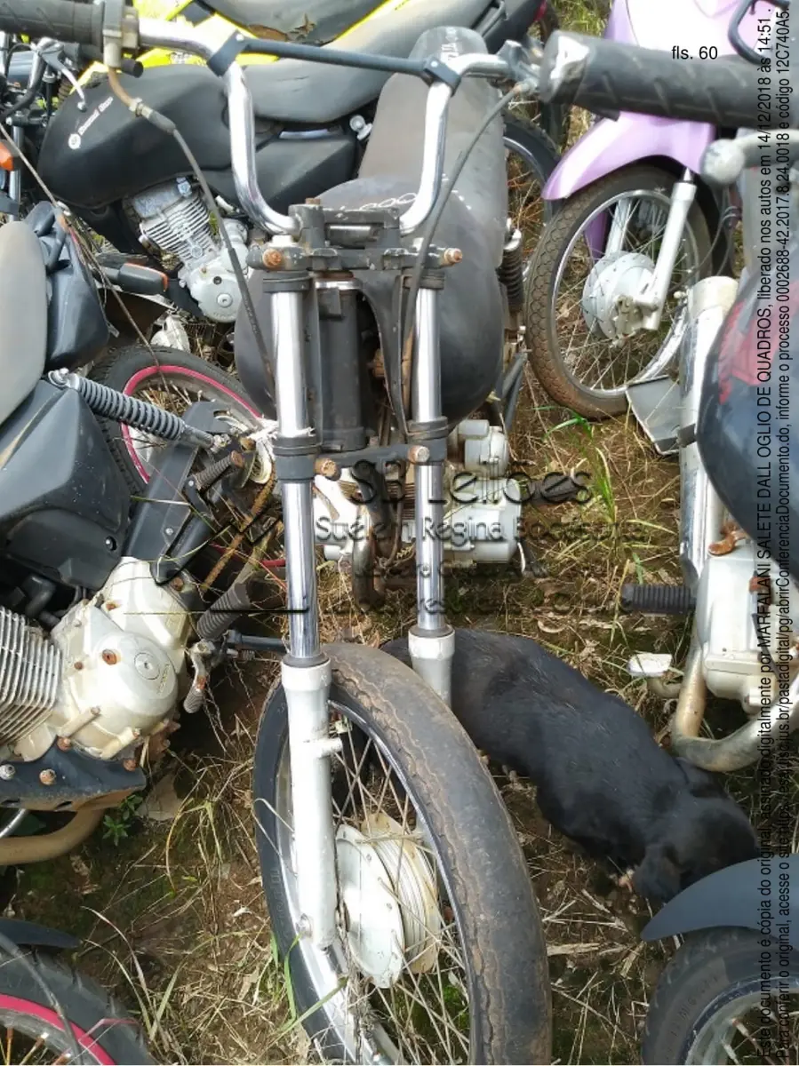 LOTE 002 - Sucata Motocicleta Sundown/Max 125 ES