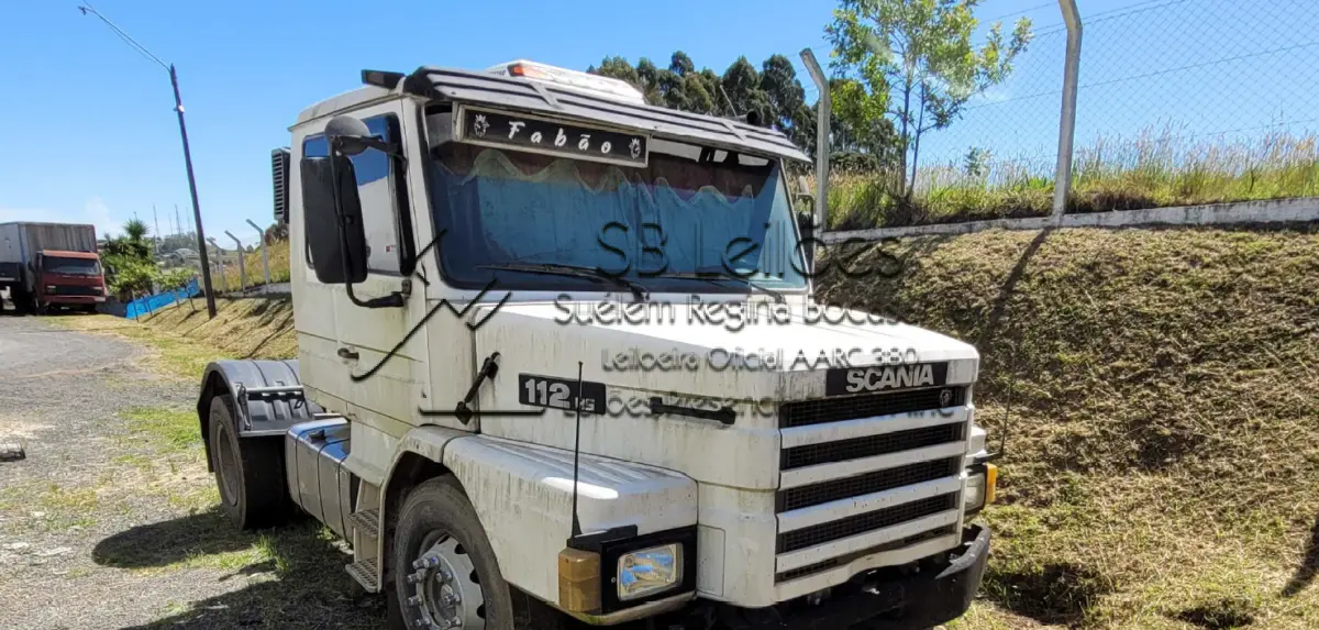 LOTE 001 - Caminhão Scania T112 ES 6X4