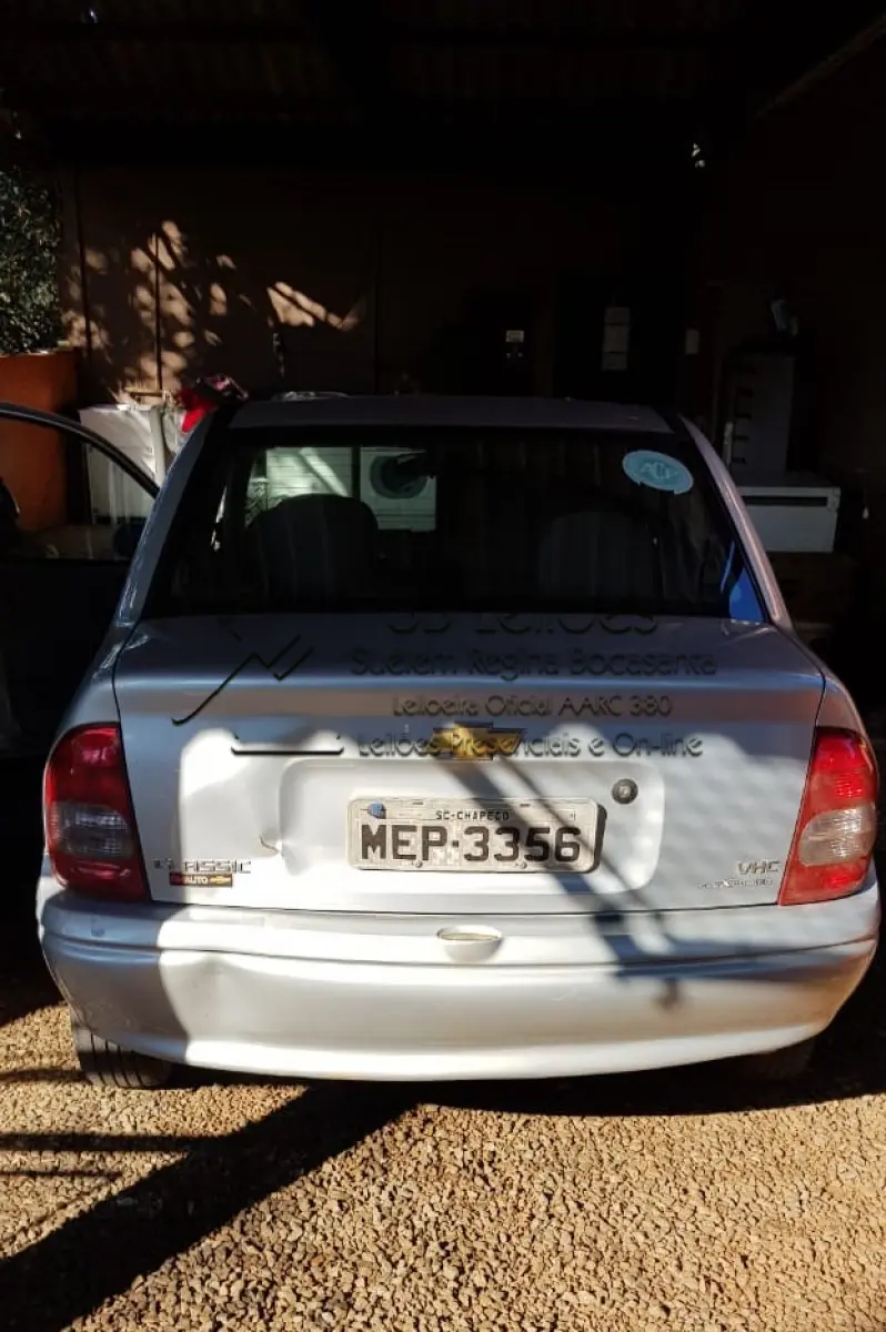 LOTE 001 - Veículo GM Classic Life Flex, fabricação/modelo 2008/2009