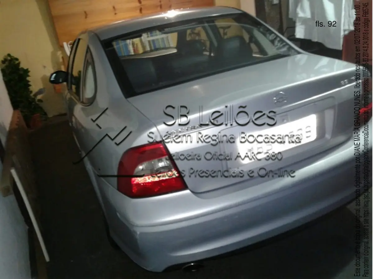 LOTE 001 - GM Vectra CD, fabricação/modelo 2000/2001