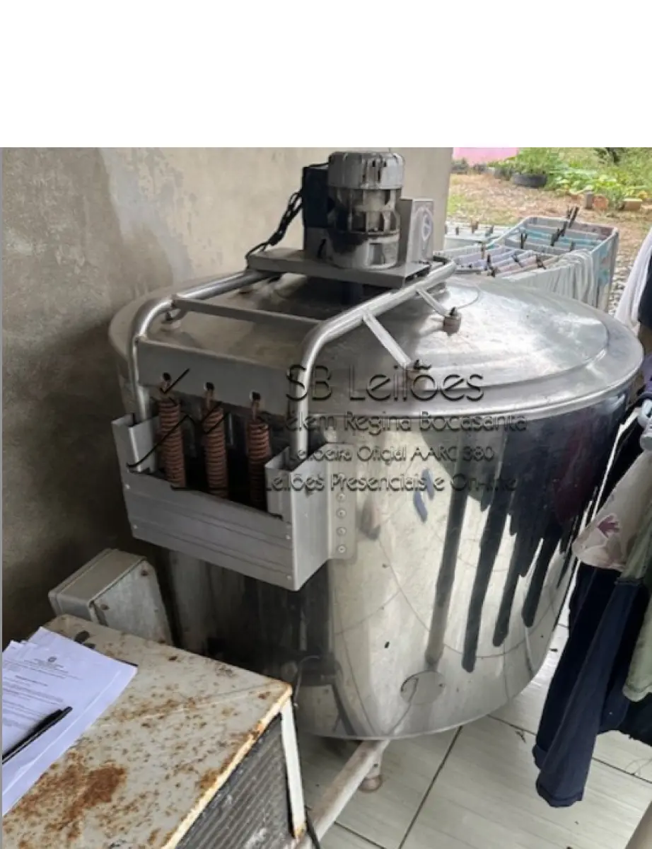 LOTE 001 - Resfriador de leite, 500 litros, marca COPEL