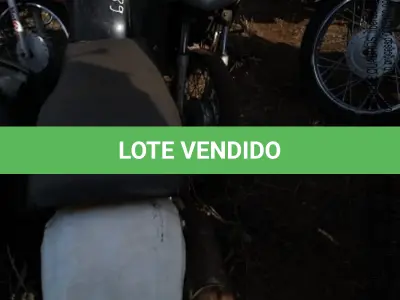 LOTE 001 - Sucata motocicleta Yamaha/YBR