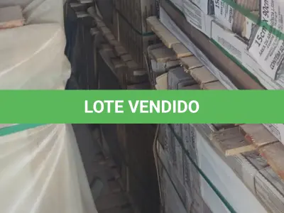 LOTE 000 - 94m² de piso, cimento natural, de 60x60