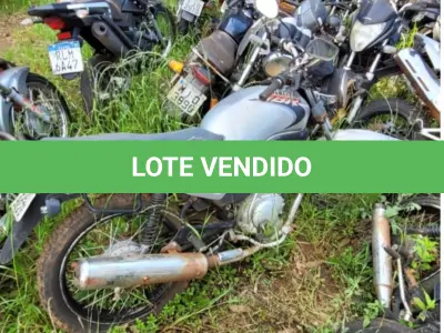 LOTE 001 - Sucata de motocicleta clonada Yamaha YBR