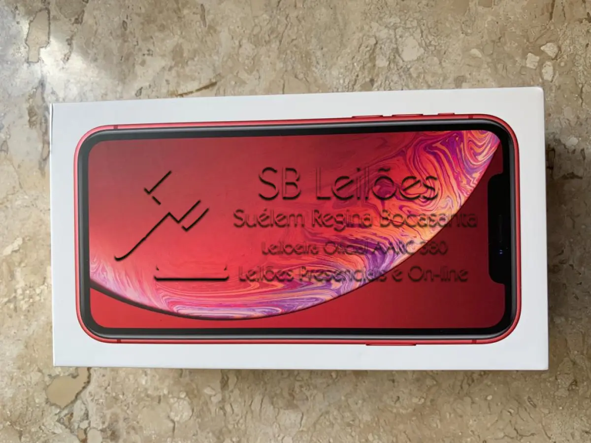 LOTE 001 - Iphone XR (NOVO), 256GB RED (Nacional)