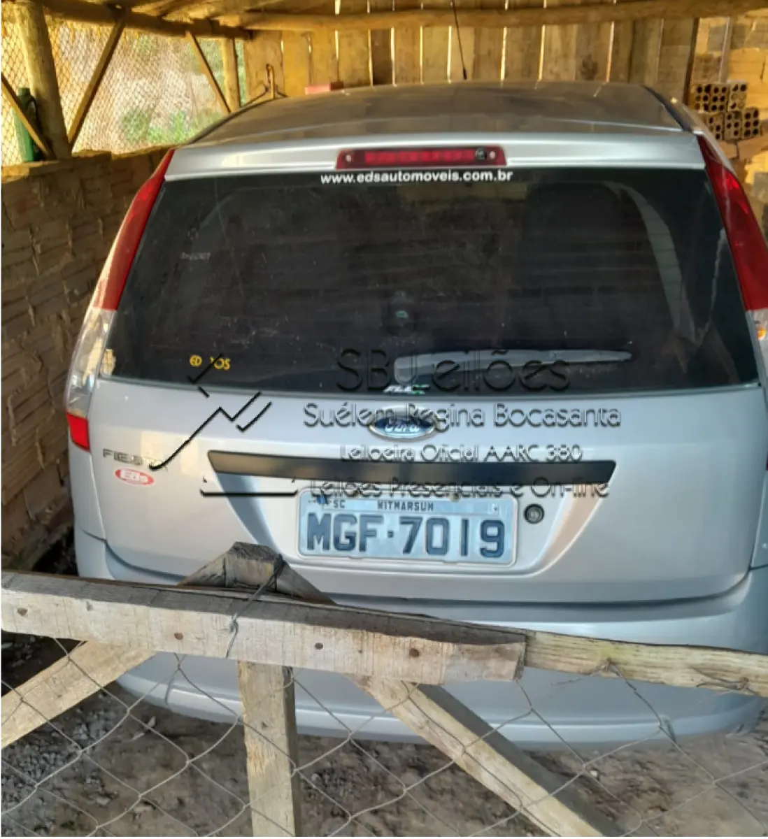 LOTE 000 - Veículo Ford Fiesta Flex