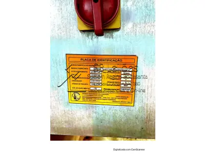 LOTE 008 - Máquina de tingir Maqtin TCT150H, HT18 - série 192, inox, com painel digital.