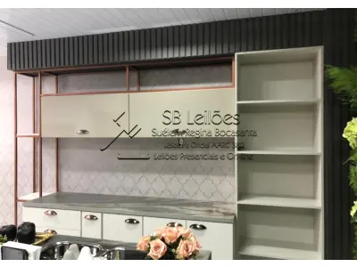 LOTE 0000 - 01 Cozinha sob medida em MDF de 18 milímetros