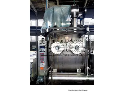LOTE 002 - Máquina de tingir Fabrimaq, nº série 57 modelo FMA2HT30 inox, com painel digital.