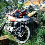 LOTE  - Sucata da motocicleta Honda CG 125