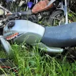LOTE 001 - Sucata de motocicleta clonada Yamaha YBR